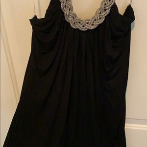 Poetry Embellished knit halter top